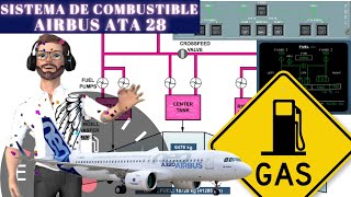 ⛽Sistema de COMBUSTIBLE ✈️Airbus A320🔥ATA 28 🔥Donde llevan el Combustible los Aviones?