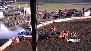 DEMOLITION DERBY PORT ANGELES 2017 HEAT 10