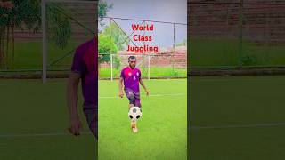 World class juggling ⚽️ #juggling #skills #football #shorts #viral #trending