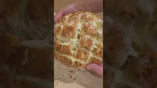 Homemade cheese bread recipe, butter, garlic, basil, mozzarella cheese, #￼￼