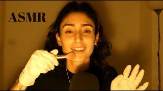 ASMR ITA | UNPREDICTABLE VISUAL TRIGGERS 👀🌸 | GLOVES SOUNDS, MIC BRUSHING