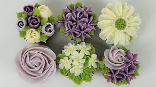 Butter Cream Floral Cupcakes for Spring/Easter