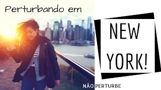 PERTURBANDO EM NEW YORK! - perdidos no metrô! | Não Perturbe!