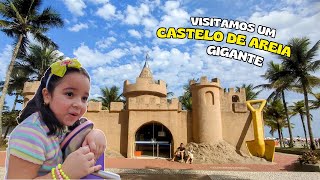 Visitamos um CASTELO DE AREIA GIGANTE |CANAL DA MARINA