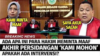 ADA APA INI PARA HAKIM JAKSA SIDANG 6 TERPIDANA KASUS VINA MINTA MAAF.? APAKAH ADA INTERVENSI?