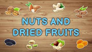 Nuts and dried fruits in English