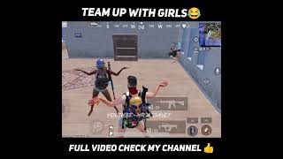 Full Masti With Team up Gilrs😂#shorts #short #bgmi #pubgmobile #mrassault