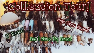 Collection Tour + New Show Names For My Horses! - 115 Horses! |SchleichMas Day 5