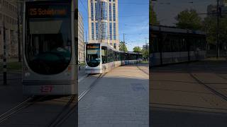 #tram RET Tram komt aan op Rotterdam Centraal