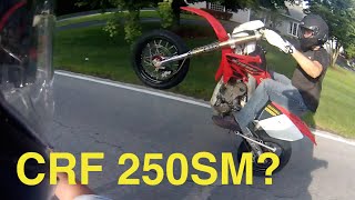 CRF250x Supermoto? and Wheelie Help