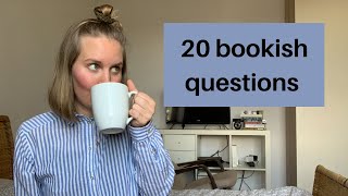 20 bookish questions tag || well traveled books