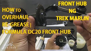 HOW TO SERVICE FORMULA DC20  HUB | FRONT HUB NG TREK MARLIN