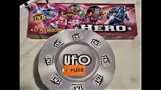 Hero selection box , UFO ASDA  2020  TNT