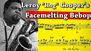 Facemelting Bari sax solo on a Blues by Leroy Hog Cooper