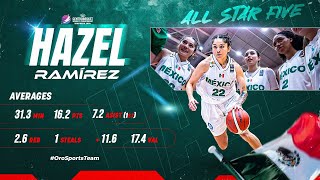 Hazel Ramírez - FIBA Centrobasket 2024 (Irapuato, México) #AllStarFive #3rdPlace