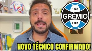 FOI APROVADO! SUBSTITUTO DE RENATO! NOVO TÉCNICO CHEGA NA ARENA! NOTÍCIAS DO GRÊMIO