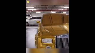 दुबई कि सबसे | Gold Luxury Cars | 🤑 #shorts