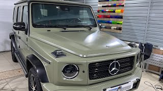 MB G500 замена и защита лобового стекла