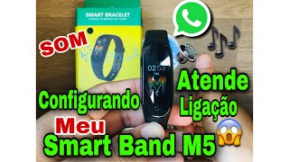 SMART BAND M5 ⌚😍 CONFIGURANDO NO CELULAR 📲 ATENDE LIGAÇÃO (Teste) 😱👌 APP (FITPRO) É boa mesmo?