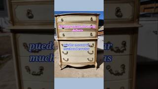 French provincial dresser before and after/ mueble estilo provincial antes y después #furnitureflip