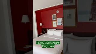 Park MGM Standard King Room October 2024 #vacation #roomtour #lasvegas #parkmgm #hotel