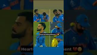 Another Heart 💔 breaking moment India cricket fans and team | Sad Moment India cricket team #ICC_CWC