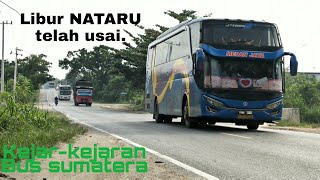 Panen Bus Sumatera | Puncak arus balik liburan Natal & Tahun Baru di Pekanbaru.