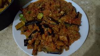 Resep sambel terong tempe pete