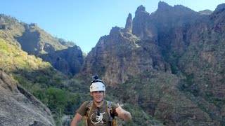 Hiking the Barranco Infierno (Devils Gorge) in Tenerfie timelapse