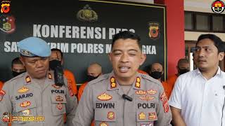 Polisi di Majalengka Amankan Puluhan Sepeda Motor Curian