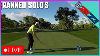 PGA Tour 2k23 🔴 LIVE Ranked Solo's | Here We Go Again, More Sweaty Ranked...I Love IT!!!⛳💰😁