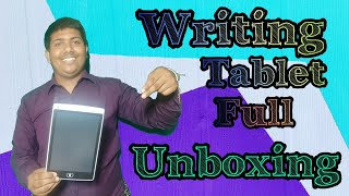 writing tablrt full unboxing