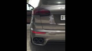 Porsche cayenne gts 2016 start up & revs