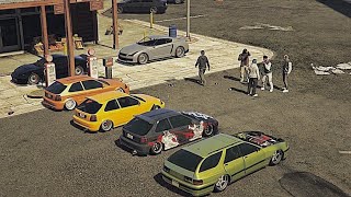 GTA 5 - 🥶DRIP GANG MEET |cutting up in traffic