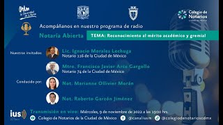 Notaría Abierta T2 E12 "Reconocimiento al mérito académico y gremial”