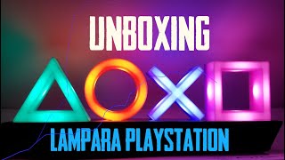 lampara iconos de playstation paladone unboxing y primeras impresiones