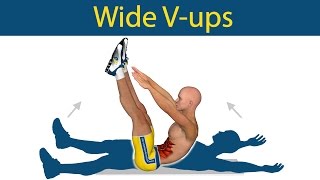 Wide V-ups