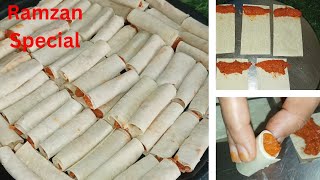 Chicken Cigars | Mini Chicken Roll | make and Freeze Ramadan special Recipe | Iftar Party Recipe