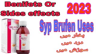 BRUFEN: How To Eat Brufen Benefits Sideeffects - Pain Fever Treatment - Brufen Syrup Tablet Benefits