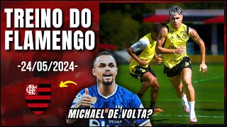 TREINO DO FLAMENGO! MICHAEL DE VOLTA AO FLA? BRUNO HENRIQUE DE SAÍDA DO MENGÃO