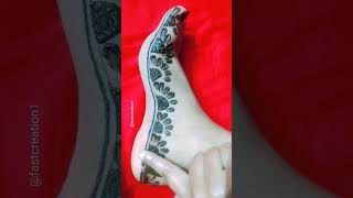 Beautiful reverse leg mehndi ।। amazing leg Mehndi reverse🥰