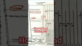 reading drawings #retainingwall #construction #civilengineering #civil