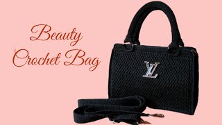 Tutorial Mudah Terbaik 2021!!! Cara Membuat "Tas Rajut Cantik" motif 3D stitch // Beauty Crochet Bag