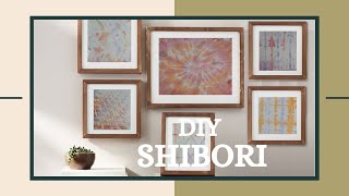 Fold and Colour | DIY Shibori | Resist Technique