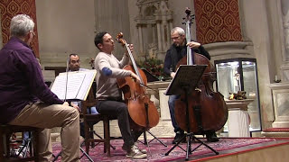 Vivaldi cello concert (RV398 in C major)  Davide Amadio - Interpreti Veneziani (in rehearsal)