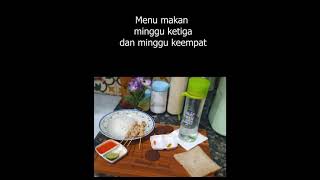 Menu makanan selama satu bulan #shorts #short #viral #diet #health @RahayuFoodbyBundaNcie