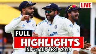 india vs australia test highlights today | ind vs aus test highlights | ind vs aus 3rd test match |