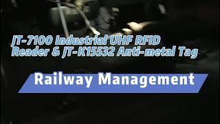 #Actual railway management application scenarios, UHF RFID industrial reader IP67 #