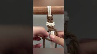 Easy pattern/# #macrameart # #modernmacrame # #macrame # #macrameartschool # #knot