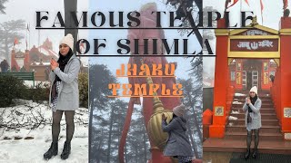 The Famous Temple Of Shimla “JHAKU TEMPLE” Jo dekha uspe yakeen hi nhi hua🥹#jhakutemple #viral